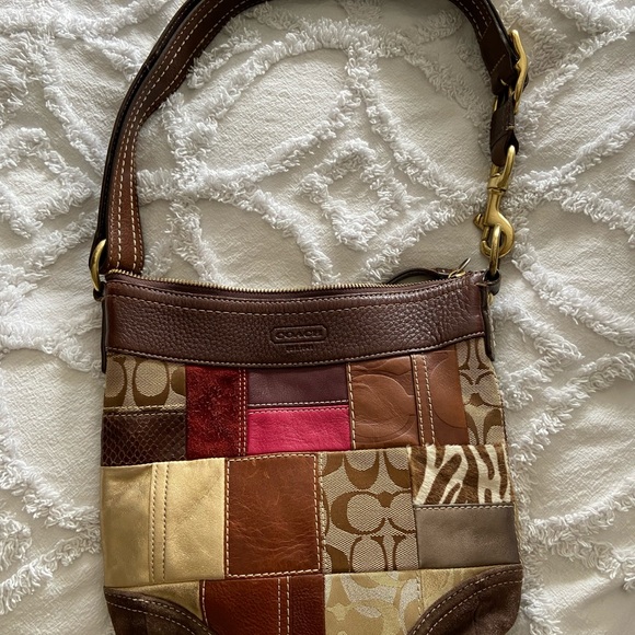 Coach Limited Edition Holiday Patchwork Bag - Picture 2 of 4